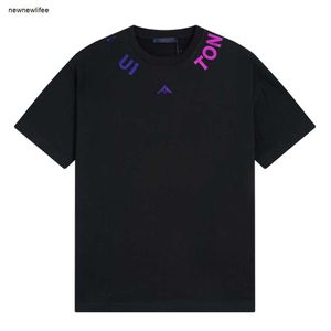 Designer T Shirt Men Brand Clothing for Herr Summer Tops Fashion Letter Logo Round Neck Man Shirt 09 jan