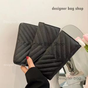 Borsa firmata Portafoglio Porta carte Borsa con patta Portamonete da donna Pochette di lusso Patta frontale casual con chiusura a scatto Multi-dimensione Multi-colore