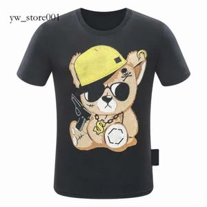 Plein björn t shirt mens designer tshirts phillip plein skalle philipps plein man t-shirts klassisk högkvalitativ hip hop philip plein 9571