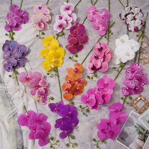 5 Phalaenopsis Film 3D Phalaenopsisクロスボーダー外国貿易卸売シミュレーションフラワー屋内ガーデニング美しい偽の花lfy