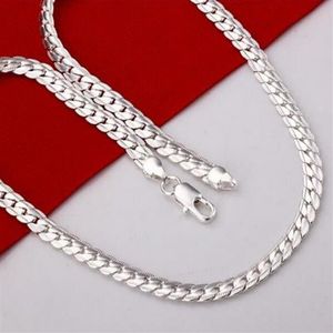 2017 New Fashion Necklace Silver Plated Men's smycken halsband silverpläterad halsband G2071633