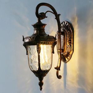 Lampa ścienna zewnętrzna oświetlenie zewnętrzne oświetlenie latarnia ogród ganku patio