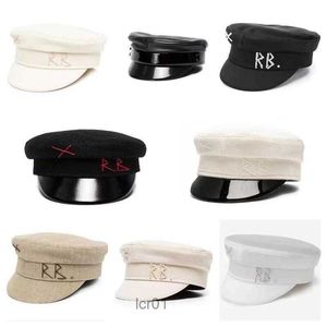 Semplice Rb Cappello Donna Uomo Street Fashion Style Sboy Cappelli Berretti neri Flat Top Caps Drop Ship Cap Gx220520h9l9xf1mpdor