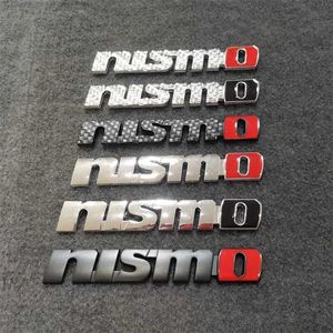 3D Metal Nismo Letters Letters Trunk Trunk Emblem Nalek dla Nissana Gtr Juke Sentra Y62 370Z 350z Leaf Nismo Akcesoria