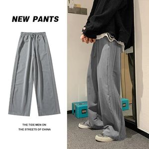 Pants Harajuku Wide Pants Men Japanese Streetwear Skateboard Pants Baggy Loose Straight Trousers Oversize Sweatpants Techwear