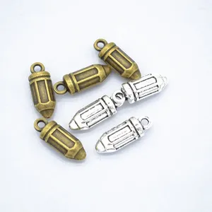 Charms 20 st/parti 18 7 5 mm metallpennspenna armband halsband örhänge för smycken tillverkning