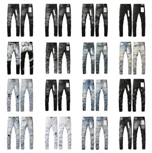jeans viola Designer Uomo Jean Ksubi Strappato High Street Marca Patch Hole Denim Dritto Moda Streetwear silm 927150039