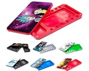 Cartoon Rolling Trays Plastic DIY Tools 265cm135mm Tobacco Tray Smoking Plate 7 Colors Available4645276