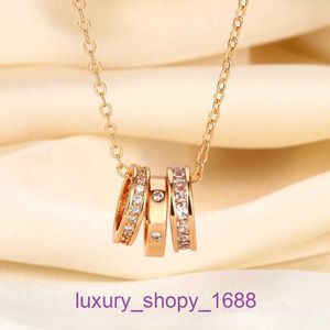 Bildäcks halsband hjärthalsband smycken hängen lyx stil koreansk mode delikatess avancerad känsla mikro kort inlagd familj med originallåda