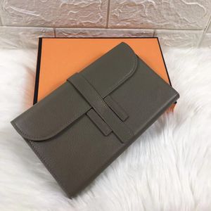 TOP TOGOLESE SHETR MĘŻCZYZNA PIELĘGNACJA Luksusowy projektant Pierwsza warstwowa krowika dla kobiet torebka torba na karty Uchwyty skórzane portfel długa torebka