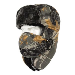 Hats Winter Trapper Tooper Hat For Men Hunting Winter Warm Hats Hunting Hat with Mask Ear Flaps