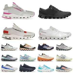 Toppdesigner på Run Cloud Woman Running Shoes Nova Pink Foam Mens Women Clouds 1 Monster Black White Mist Sports Trackers Sneakers