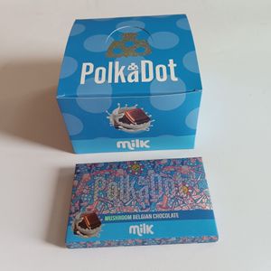 Polakdot-Pilz-Schokoladenverpackungsboxen mit kompatibler Schokoladenform, 10er-Pack Präsentationsboxen