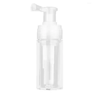 Förvaringsflaskor påfyllningsbar dim sprayflaska rese hår frisör dispenser tom container för 110 ml (transparent)