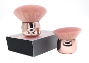 Svamphuvud Ny singel Makeup Brush Stor pulver Blush Round Head Oblique Head Beauty With Paper Box Makeup Tools1458028