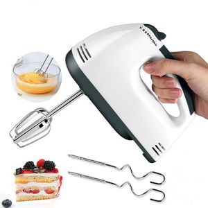 100W 7Speeds Electric Mixer Egg Beater handheld Food Mixers Eggs Stiring blender Kitchen Cooking Tools For Baking Stirrer 220V 240109