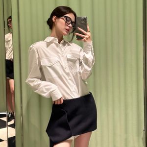 Camicie eleganti da donna Camicia casual da lavoro a maniche lunghe da uomo di lusso Lettera con strass Slim Streetwear Discoteca sociale Chemise Homme Bebes