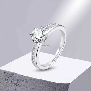 Cluster Rings Vnox Bling Cubic Zirconia Engagement Rings for Women Luxury CZ Stone Love Promise Wedding RingValentine's Day Birthday Gifts YQ240109