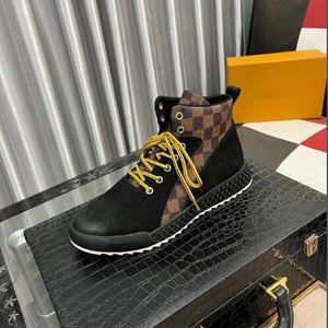 Männer Rivoli Sneaker Geprägtes Leder Korb Designer Schuhe Mode Lässig Männer Plattform Trainer Gummi Leinwand Turnschuhe Außensohle High Low Top 1,8 04