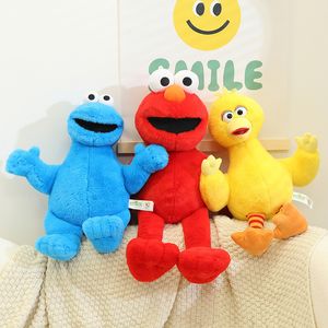 Factory Wholesale 3 Styles 30cm Sesame Street Plush Toy Elmo Animation Perifera dockor Gifts