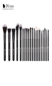 DUcare 20PCS Professional Make up Brushes With 1pcs Brush Clean Box MakeUp Brushes Set Natural Goat Hair Cosmetics Brush Set8829872989485