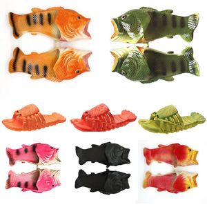 GAI GAI GAI Salted Slippers Mouth Fish Shape Trend Same Style for Men and Women Lobster Summer New Internet Celebrity Creative Funny