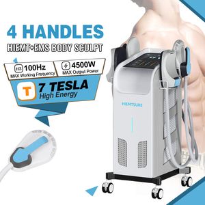 EMS Muscle Training Esthetic Device 4 HANDLAR 4 Kanaler Enkel drift Emslim Body Sculpt Fat Borttagning Muskelbyggnad Elektronisk muskelstimulering Maskin