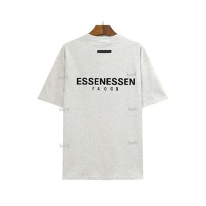 Men's T-shirts Ess Designer Pullover Whitedress Laminated Wedding Dress High Street Loose Oversize Essentialshoodies for Men and Women 266