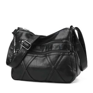 Umhängetaschen Fabrikpreis Damenhandtasche 2023 Weiches Leder Luxus Designer mit hoher Kapazität Günstige schwarze Umhängetaschecatlin_fashion_bags