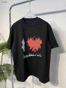 Tasarımcı T Shirt Erkek Marka Marka Giyim Mens Yaz Üstleri Moda Logosu Baskı Kısa Kollu Adam Gömlek 09