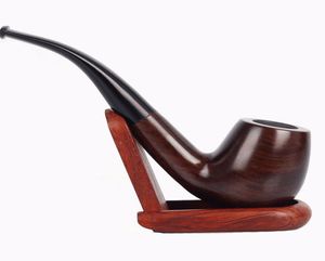 508 Ebony Wood Pipes Bent Type Bucket Handle Hand Tobacco Pipes Smoking Pipes For Smoking Accessories Tobacco Tool 50pcs8886945