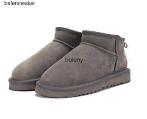 U5854 quente aus clássico curto miniwomen botas de neve manter quente bota homem das mulheres sapatos casuais de pelúcia tan antílope rena marrom ug