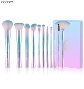 11PCS Makeup Brushes Set Christmas Gift Foundation Eyeshadow Make Up Brushes Cosmetic Soft Synthetic Hair242M3608835