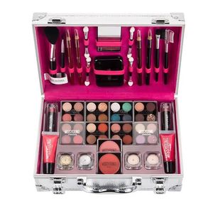 Pinsel, All-in-One-Make-up-Set, Mehrzweck-Make-up-Set für Mädchen, Teenager, Frauen und Make-up-Anfänger, Lidschatten, Lippenstifte, Rouge und Pinsel