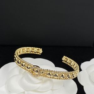 Diamond Bangle Designer Lover Bangle Bracelet Letter Braclets For Woman Fashion Jewelry Supply