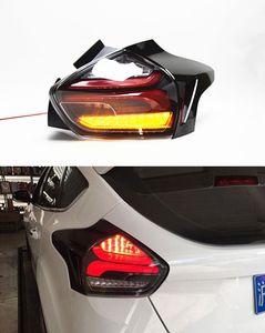 Luz traseira do carro para ford focus led lanterna traseira 2015-2018 traseira correndo freio sinal de volta lâmpada acessórios automotivos