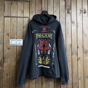 2024SS broderi hoodies högkvalitativ vintage tvättbomullsmän kvinnor hoodies