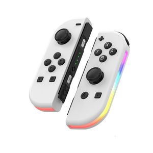 Bezprzewodowy kontroler gamepad Bluetooth do konsoli przełącznika/NS Switch GamePads kontrolery joystick/Nintendo Game Joy-Con z kolorowym oświetleniem RGB