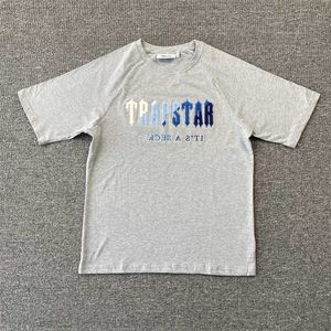 Trapstar Tracksuit Mens T Shirt Short Rleeve Print strój Chenille Black Botton London Trapstar T Shirt Trapstar BR 5731