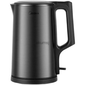 Elektriska vattenkokare 1.7L Electric Kettle Automatisk vattenkokning av krukmaskin för hem i rostfritt stål Inre kök Electric Vatles Fast Heat YQ240109