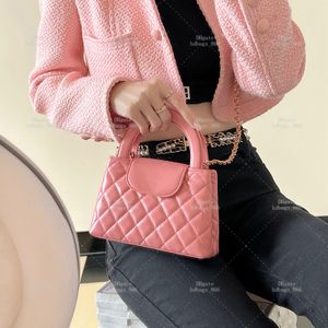 Axelväska designer mini handväskor 19 cm real läder mini väska högkvalitativ crossbody pås mode kvinna väskor med låda zc0001