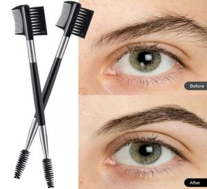 Makeup Brushes 6 PCS Eyebrow Eyelash Comb Brush Shaper Dual Double Head Combination Tool for Eyebrows6542912