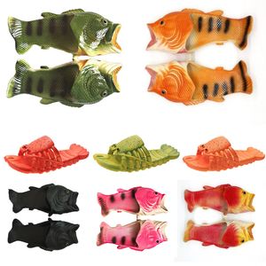 Salted Mouth Adult Kids Slippers Fish Shape Trend Same Style for Men and Women Lobster Summer New Internet Celebrity Creative Fu 38