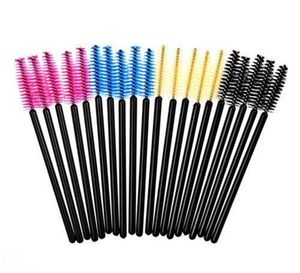 DHL i lager 50 PCS Oneoff engångsögonfransborste Mascara Applicator Wand Makeup Brushes Eyes Care Make Up Styling Tools3522081