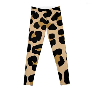 Aktiva byxor stora tryck leopard fläckar leggings harem gym sportkläder kvinna sport set kvinnor