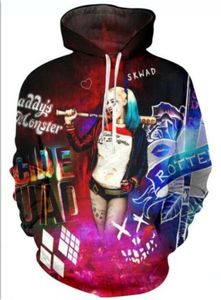 Ny High Definition Printing Quinn Funny 3D Sweatshirts Men/Women Hip Hop Autumn Winter Loose Thin Hooded Hoody Tops LMS00406278965