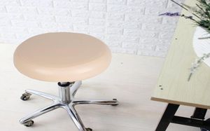 Icke -barstol täcker PU Round Swivel Chair Seat Falls för Barbershop7056390