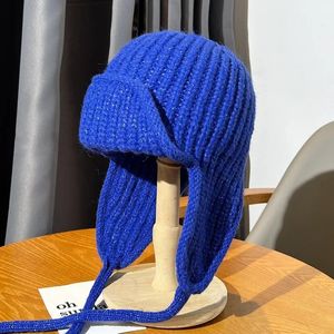 2023 الموضة قبعة الصياد المحبوك للنساء الرجال الشتاء متماسكة صالة الفصائل بيني امرأة الكروشيه القبعات الانفجار الروسي بونيه KPOP 240108