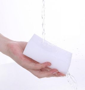 100st Magic Sponge White Melamine Sponge Eraser för tangentbordsbil Kök Badrum Rengöring Melamin Rengör hög Desity 10x6x2cm EE4761274