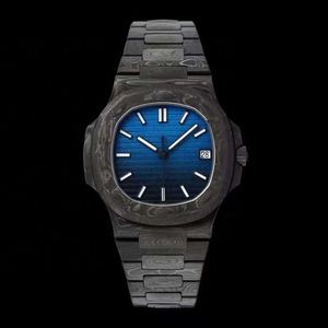 Superclone Mens PP Pateks 럭셔리 자동 기계식 5811 시계 PRWB 디자이너 시계 AAA 백 카본 섬유 케이스 케이스 비즈니스 레저 Montre